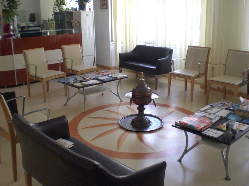 Wartezimmer der Praxis City-Dent